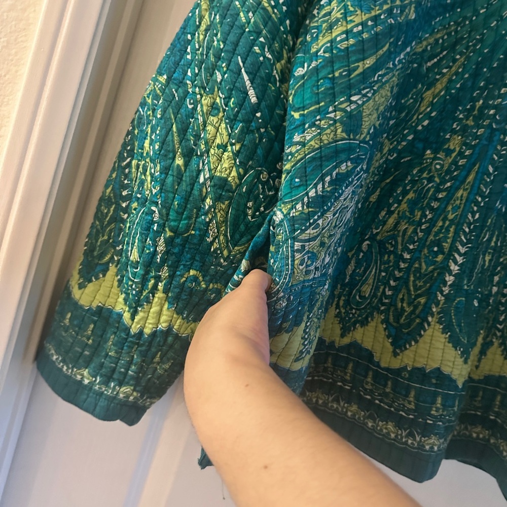 Vintage unisex Reversible quilted jacket - Picture 5 of 7